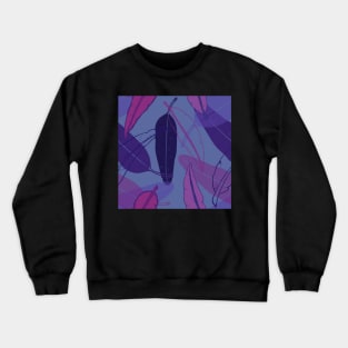 Purple Australian gum eucalyptus leaves Crewneck Sweatshirt